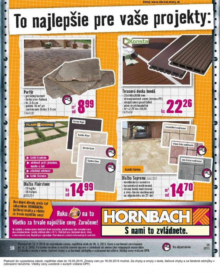 leták akčný leták HORNBACH strana 56 leták akčný leták HORNBACH strana 56