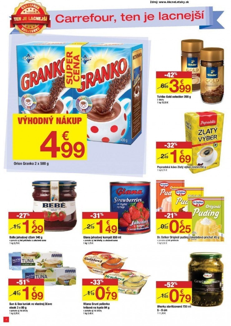 leták extra Carrefour leták strana 4 leták extra Carrefour leták strana 4