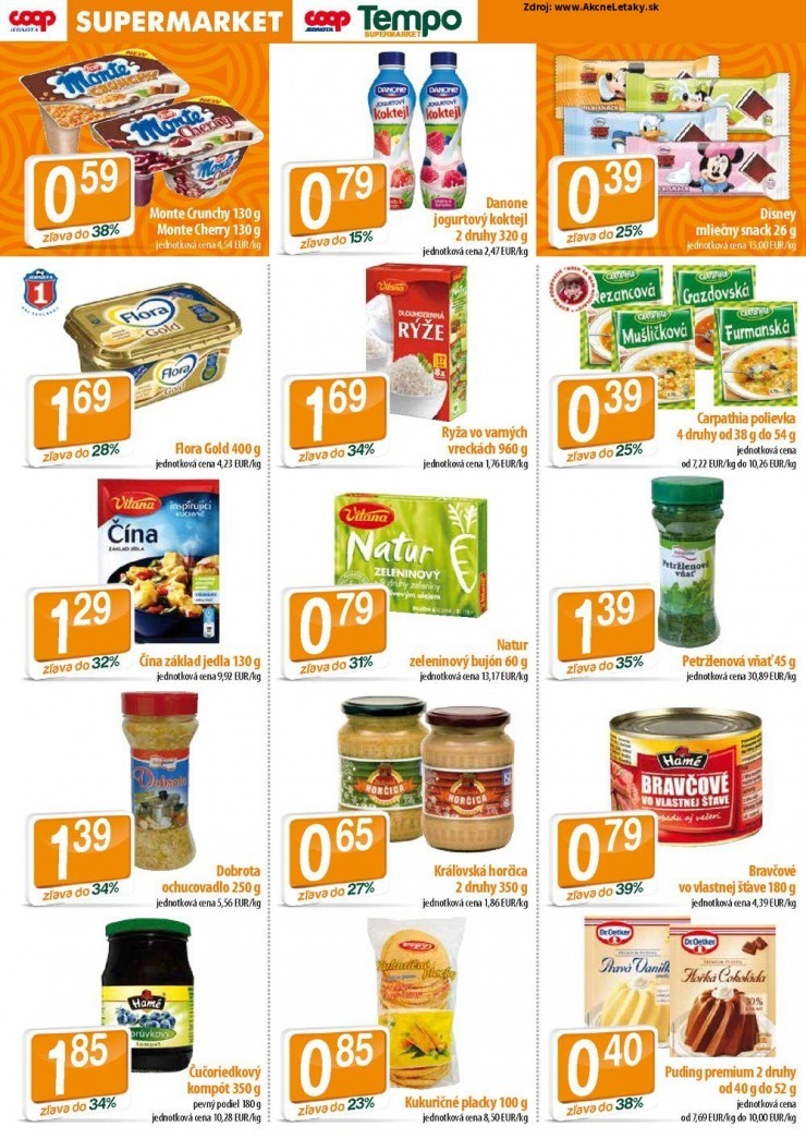 leták akciový leták COOP Jednota strana 4 leták akciový leták COOP Jednota strana 4