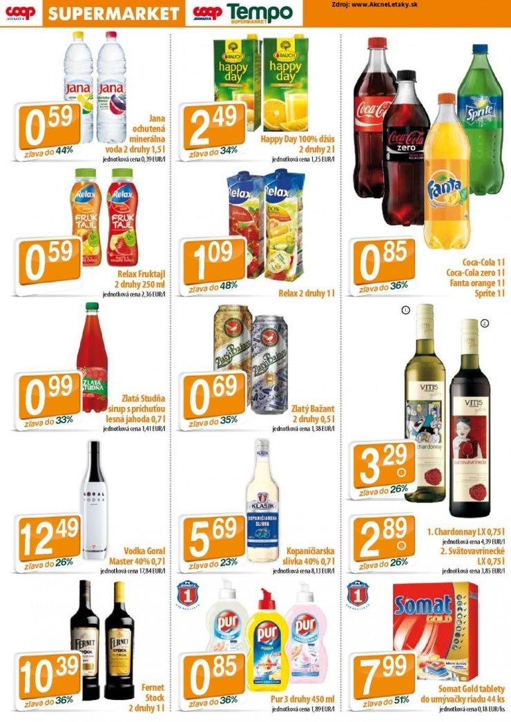 leták akciový leták COOP Jednota strana 6 leták akciový leták COOP Jednota strana 6