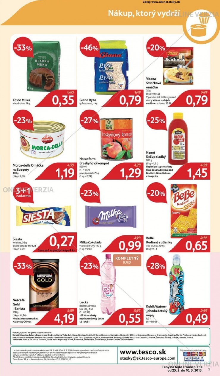 leták špeciálny Tesco leták strana 5 leták špeciálny Tesco leták strana 5