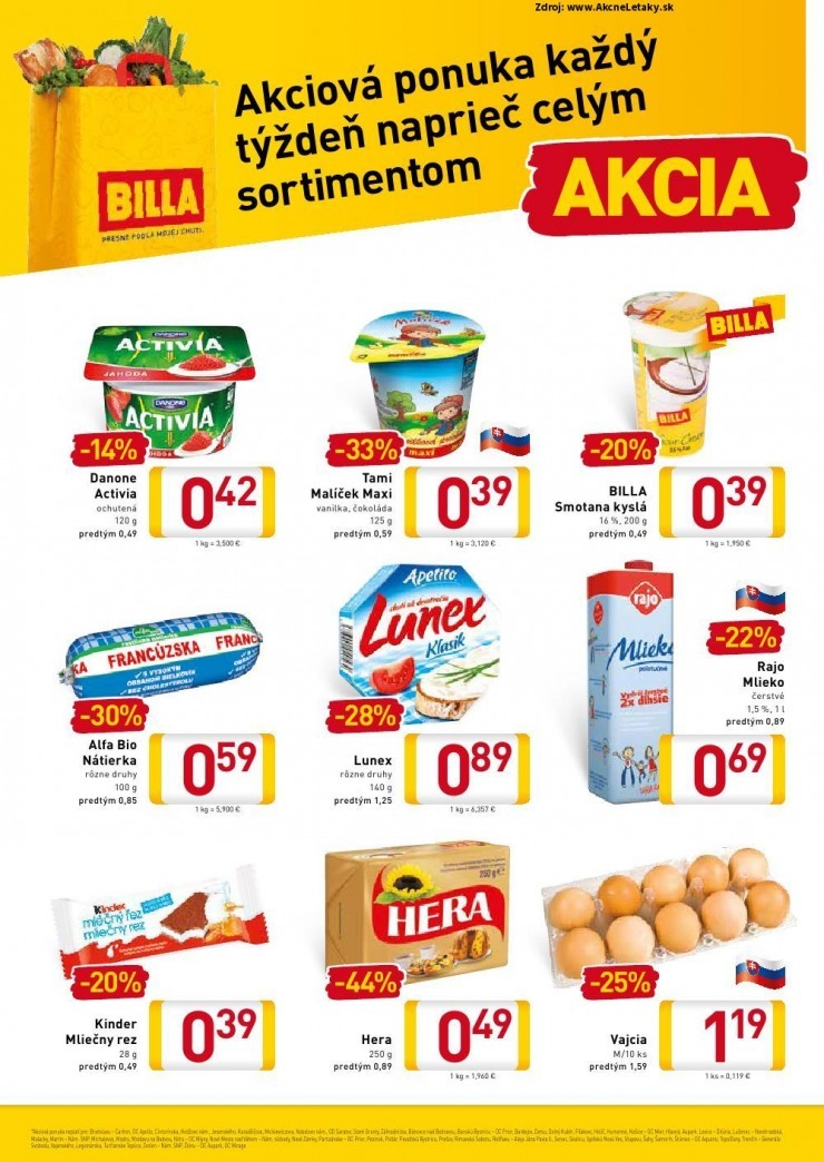 leták aktuálny Billa leták strana 2 leták aktuálny Billa leták strana 2