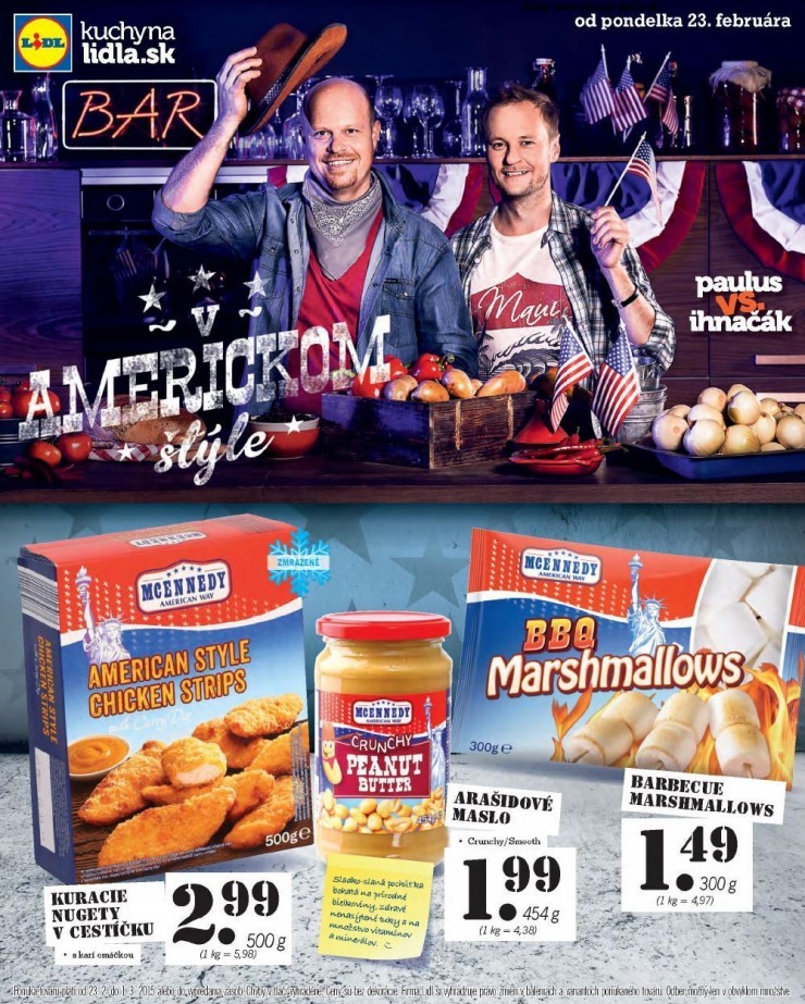 leták Lidl leták - v americkom štýle strana 1 leták Lidl leták - v americkom štýle strana 1