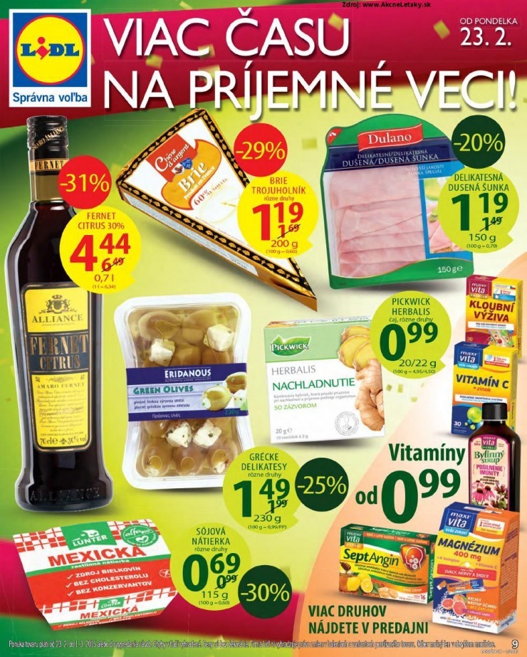 leták Lidl leták - v americkom štýle strana 9 leták Lidl leták - v americkom štýle strana 9
