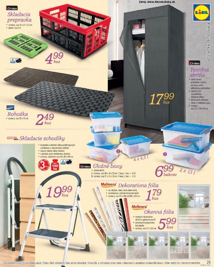 leták Lidl leták - v americkom štýle strana 29 leták Lidl leták - v americkom štýle strana 29