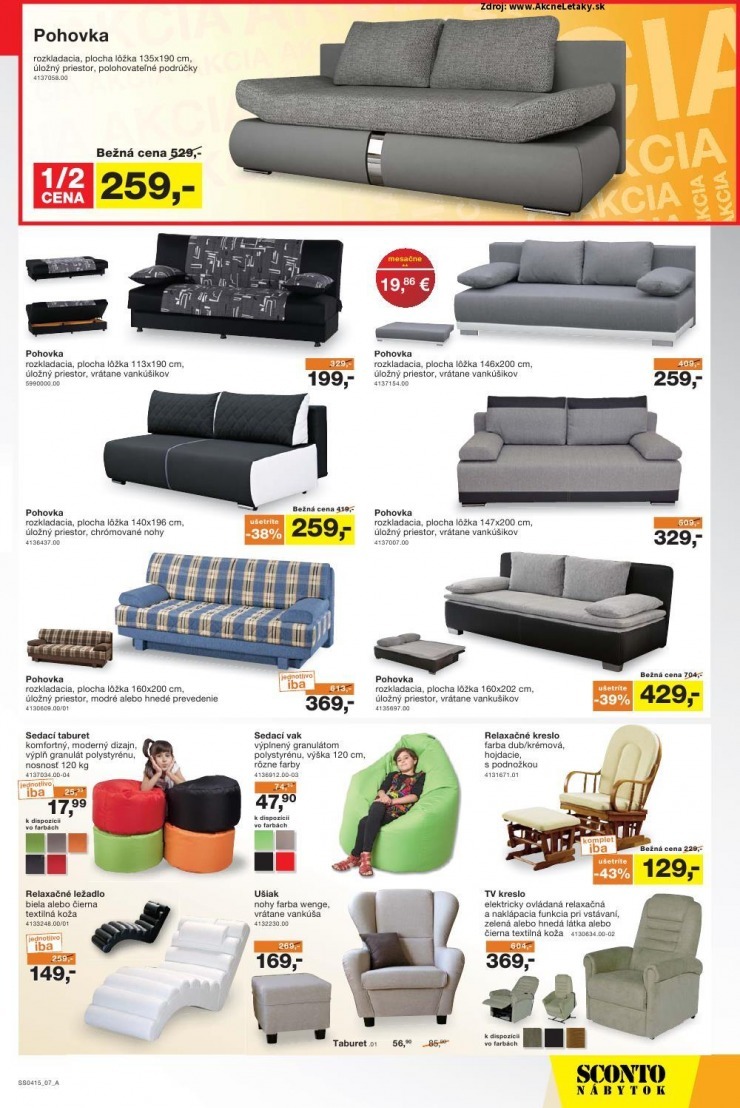 leták exklitivní leták Sconto nábytok strana 7 leták exklitivní leták Sconto nábytok strana 7