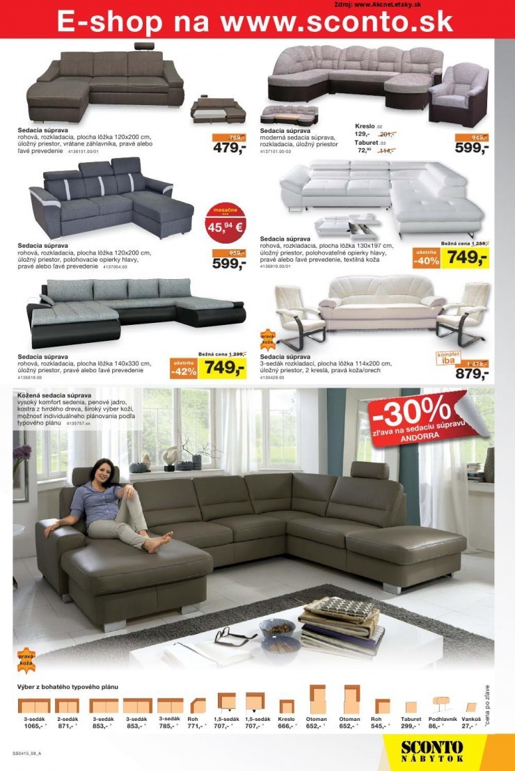 leták exklitivní leták Sconto nábytok strana 9 leták exklitivní leták Sconto nábytok strana 9
