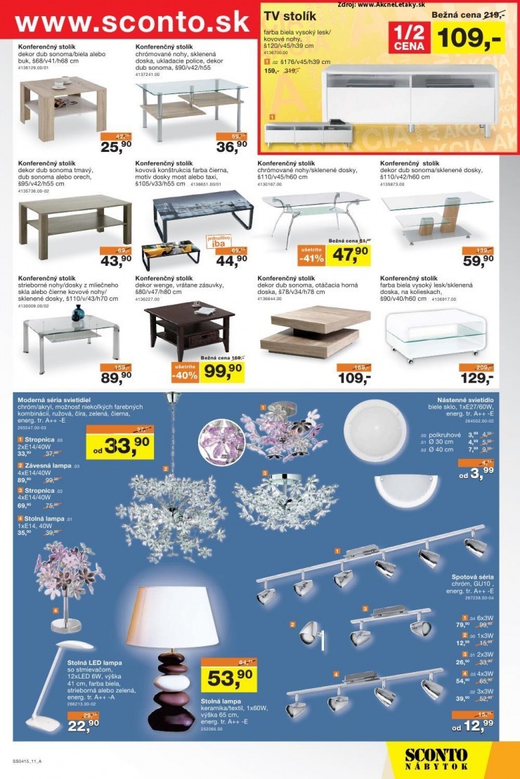 leták exklitivní leták Sconto nábytok strana 11 leták exklitivní leták Sconto nábytok strana 11