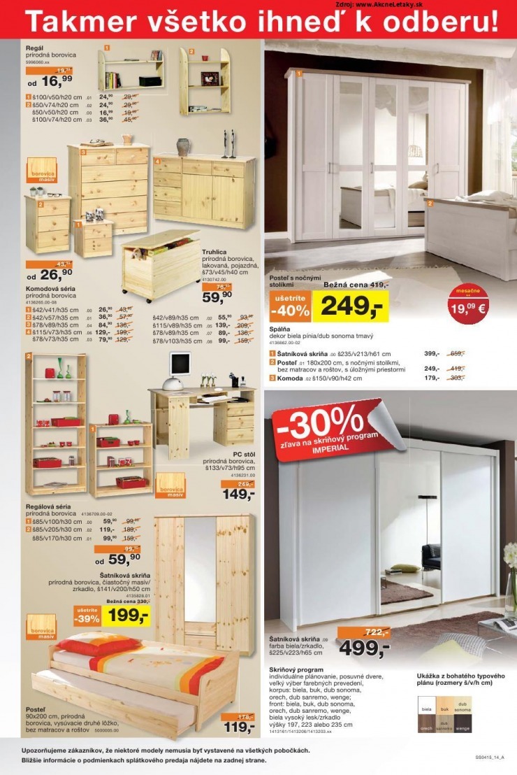 leták exklitivní leták Sconto nábytok strana 14 leták exklitivní leták Sconto nábytok strana 14