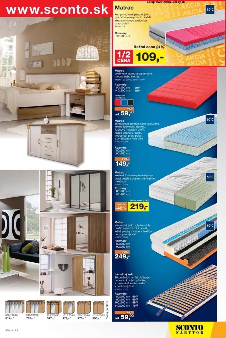 leták exklitivní leták Sconto nábytok strana 15 leták exklitivní leták Sconto nábytok strana 15