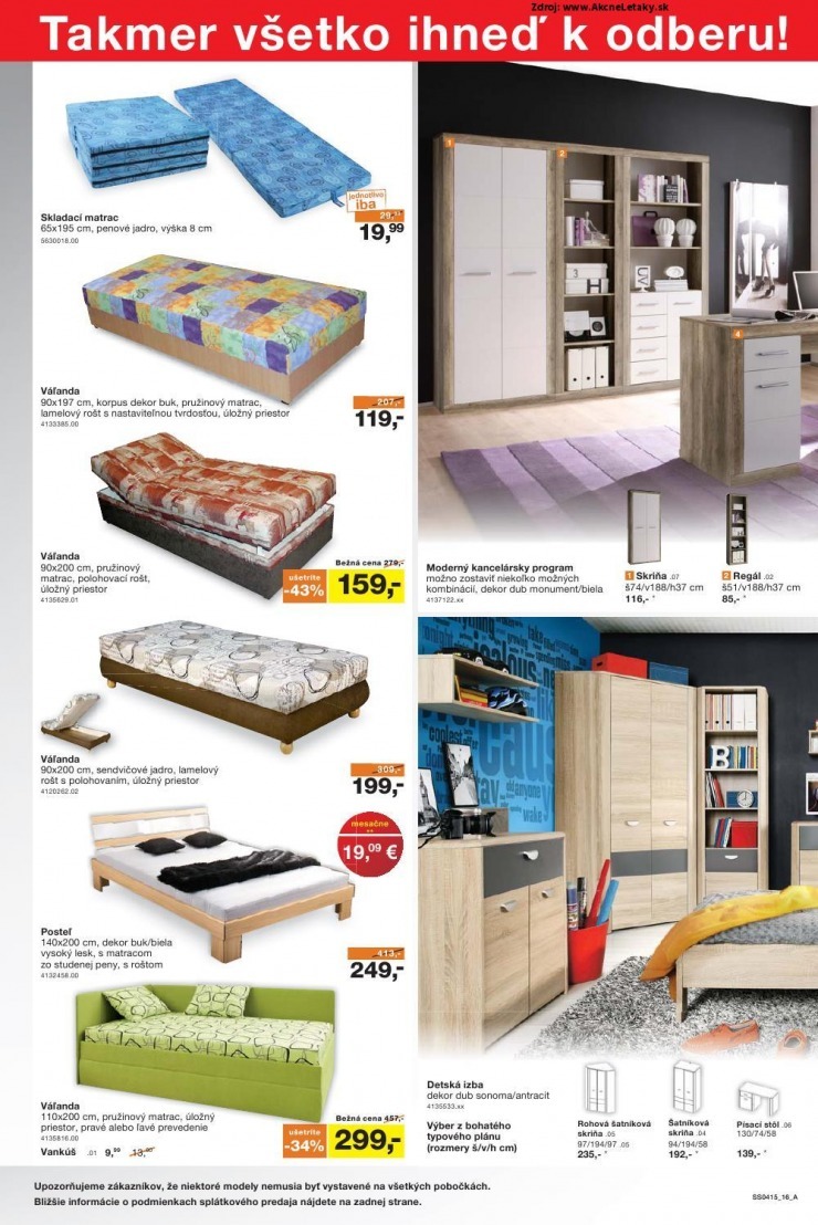 leták exklitivní leták Sconto nábytok strana 16 leták exklitivní leták Sconto nábytok strana 16