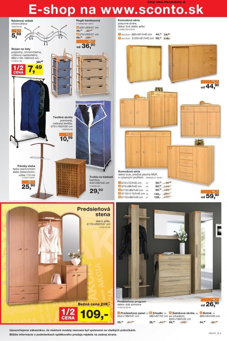 leták exklitivní leták Sconto nábytok strana 18 leták exklitivní leták Sconto nábytok strana 18
