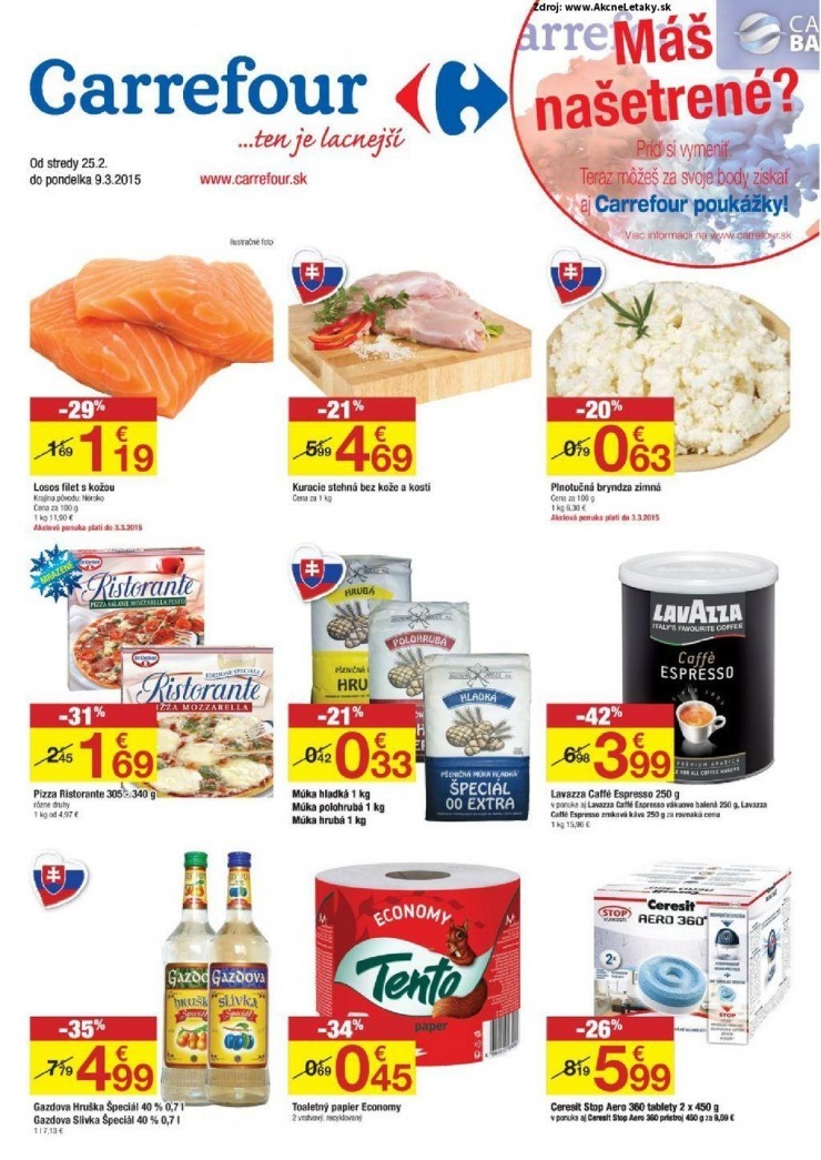 leták Carrefour špeciálna ponuka strana 1 leták Carrefour špeciálna ponuka strana 1