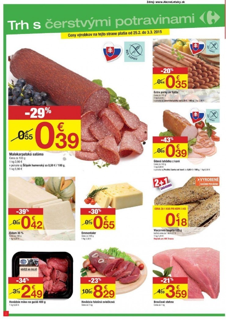 leták Carrefour špeciálna ponuka strana 2 leták Carrefour špeciálna ponuka strana 2
