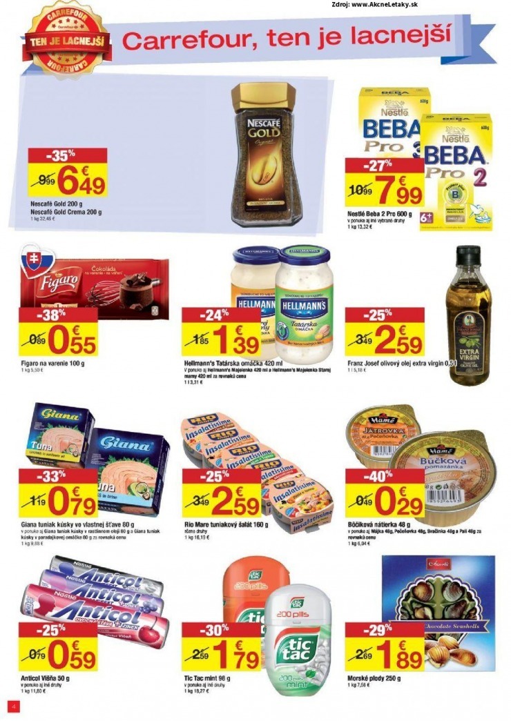 leták Carrefour špeciálna ponuka strana 4 leták Carrefour špeciálna ponuka strana 4