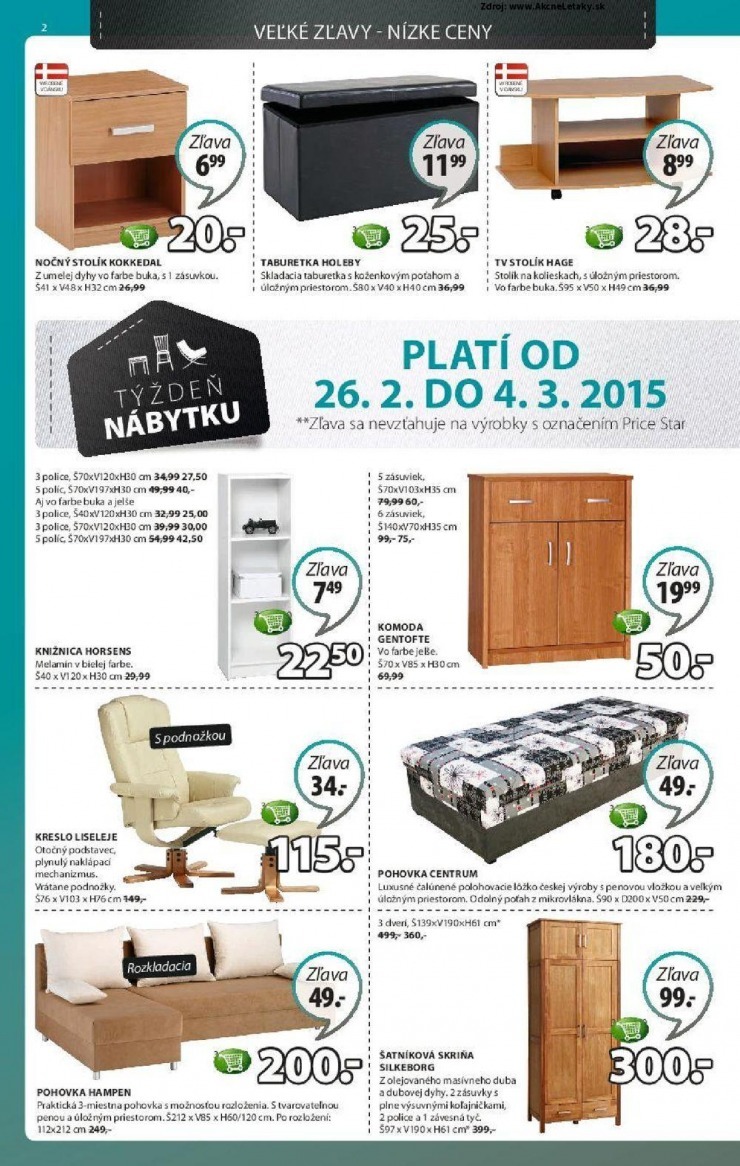 leták akčná ponuka Jysk strana 2 leták akčná ponuka Jysk strana 2