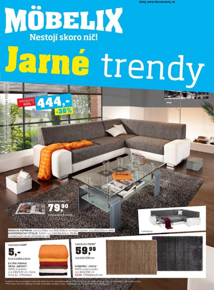 leták Möbelix leták - jarné trendy strana 1 leták Möbelix leták - jarné trendy strana 1