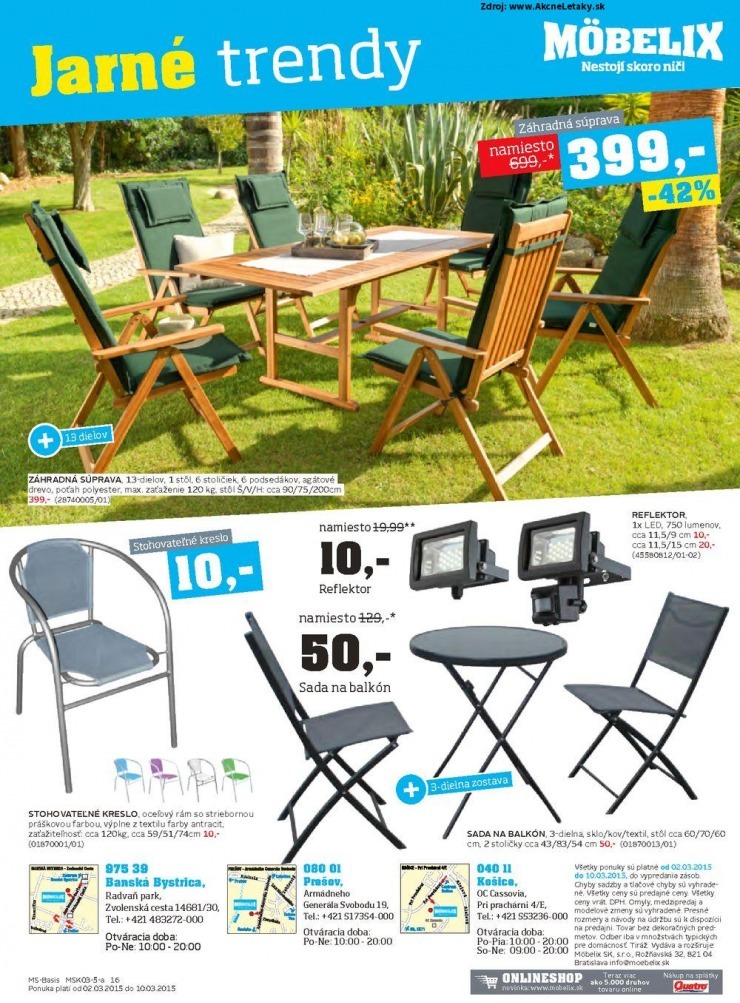 leták Möbelix leták - jarné trendy strana 16 leták Möbelix leták - jarné trendy strana 16