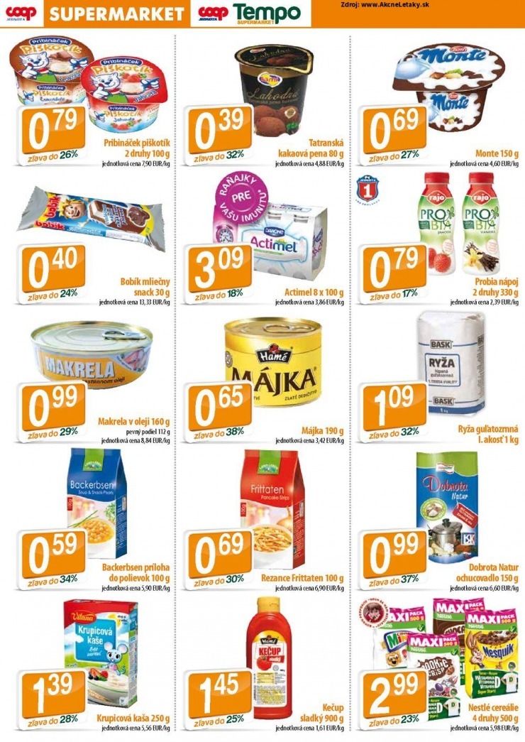 leták COOP Jednota akční leták strana 4 leták COOP Jednota akční leták strana 4