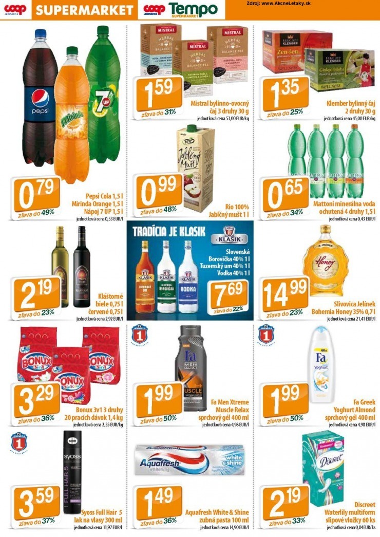 leták COOP Jednota akční leták strana 6 leták COOP Jednota akční leták strana 6