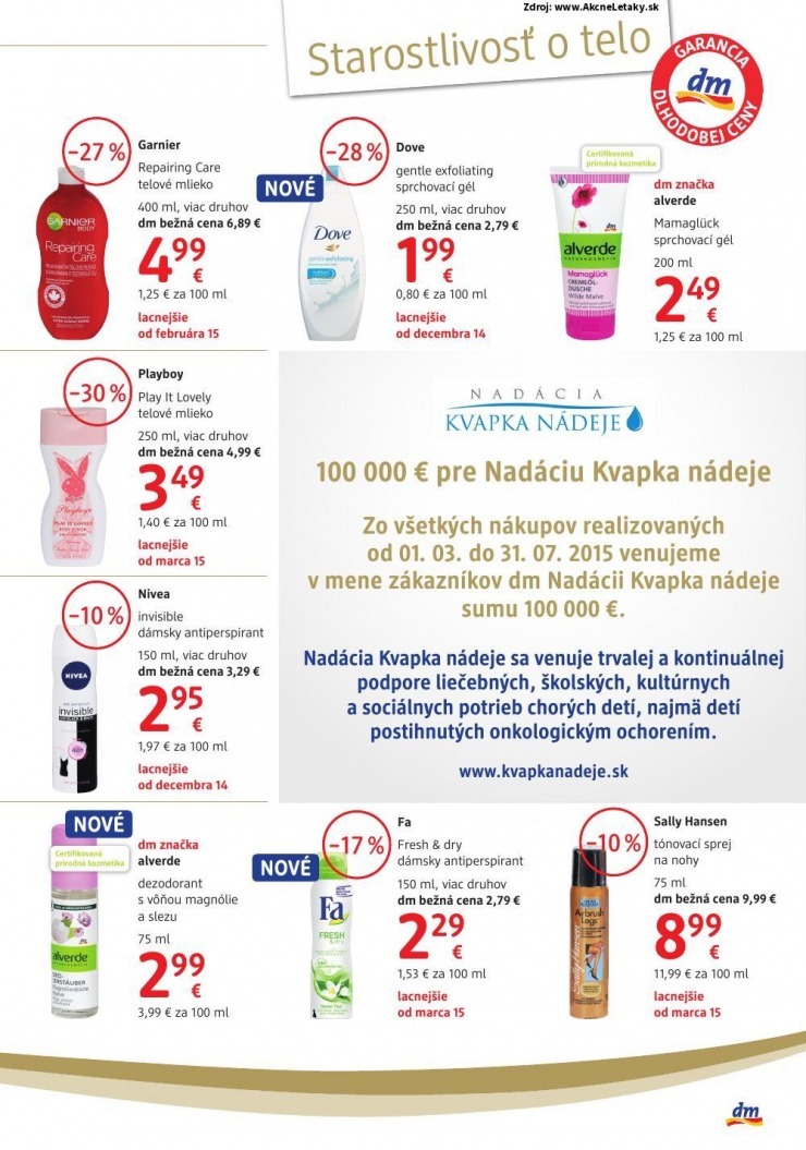 leták exkluzívny leták dm drogerie strana 13 leták exkluzívny leták dm drogerie strana 13