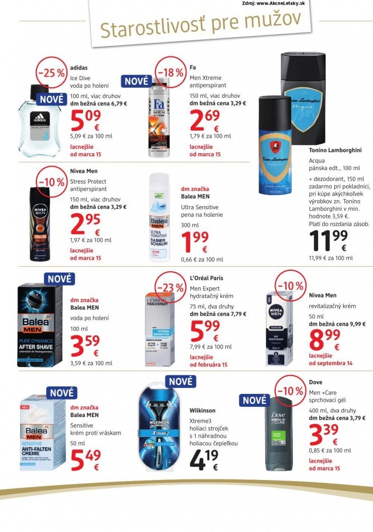 leták exkluzívny leták dm drogerie strana 18 leták exkluzívny leták dm drogerie strana 18