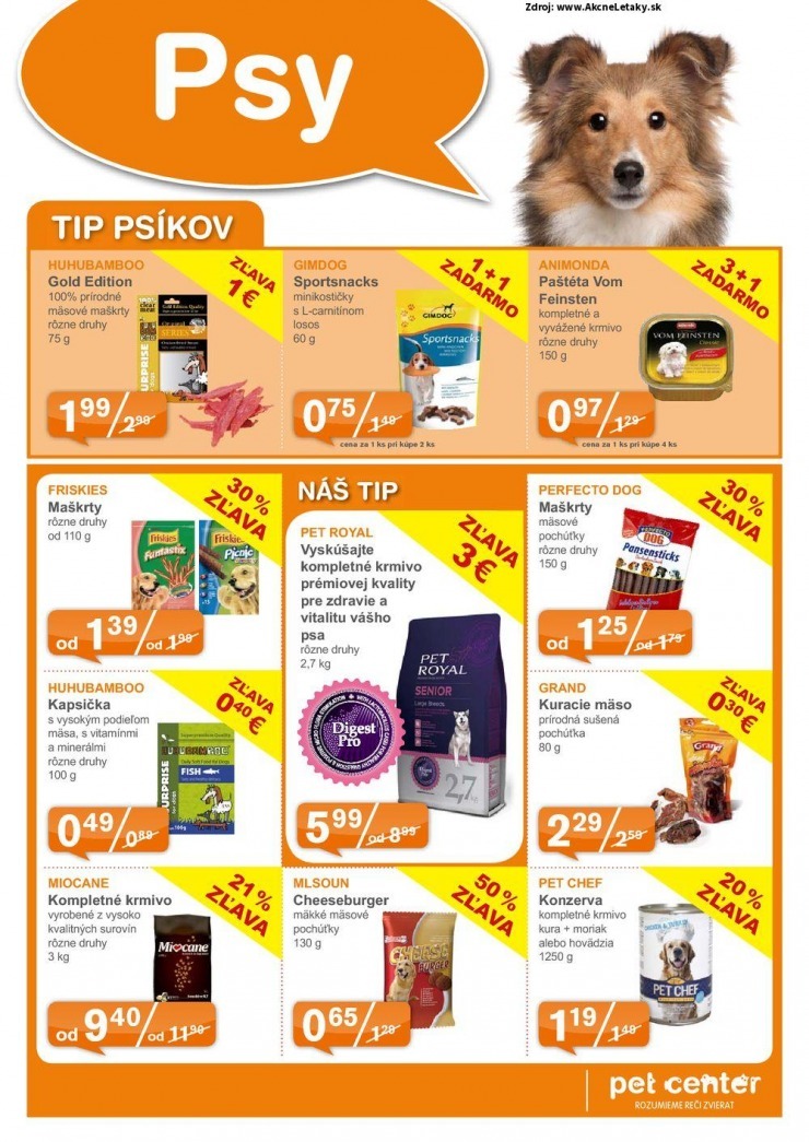 leták akciový leták Pet Center strana 3 leták akciový leták Pet Center strana 3