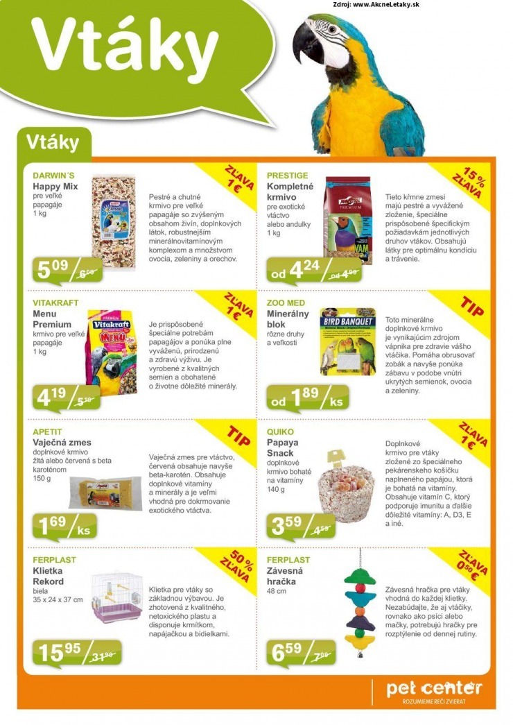 leták akciový leták Pet Center strana 9 leták akciový leták Pet Center strana 9