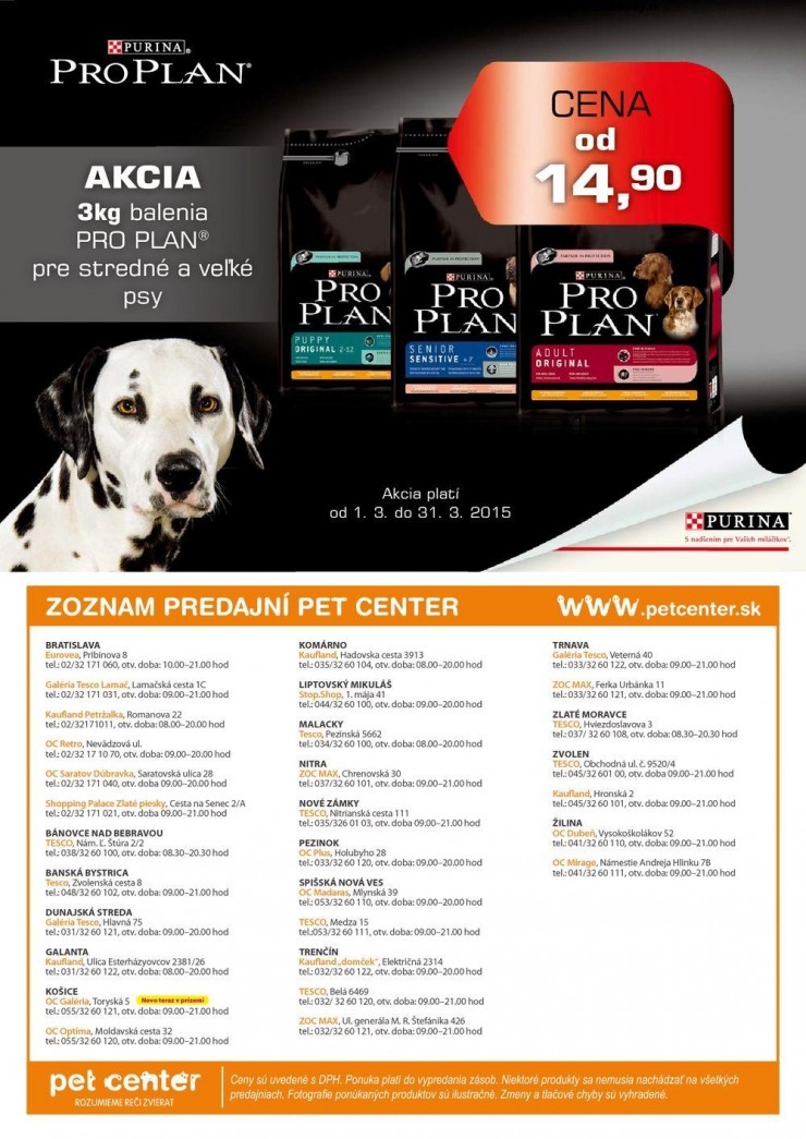 leták akciový leták Pet Center strana 12 leták akciový leták Pet Center strana 12