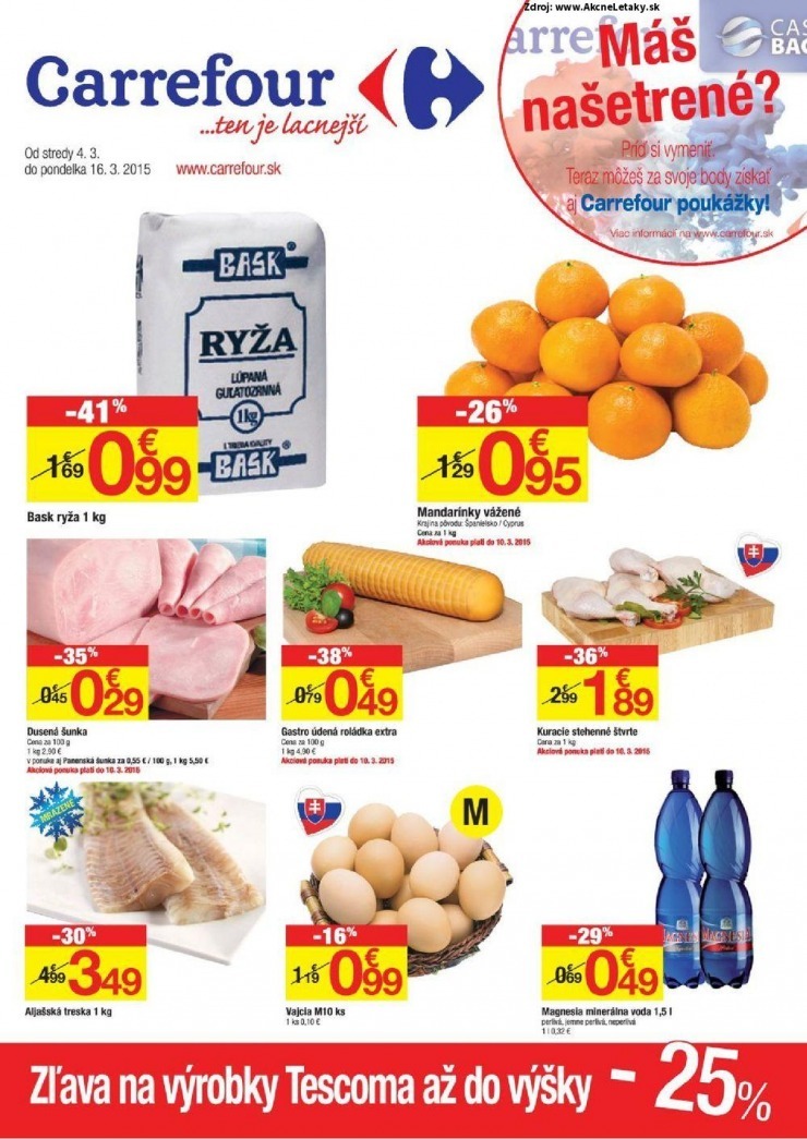 leták akciový leták Carrefour strana 1 leták akciový leták Carrefour strana 1