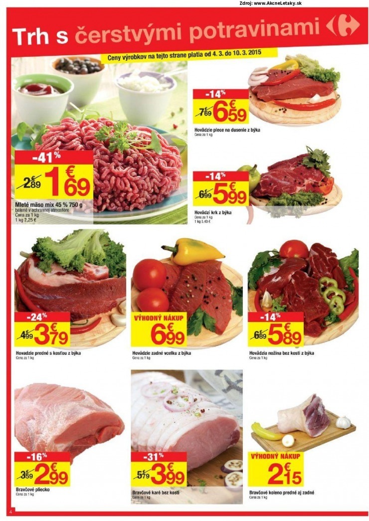 leták akciový leták Carrefour strana 4 leták akciový leták Carrefour strana 4