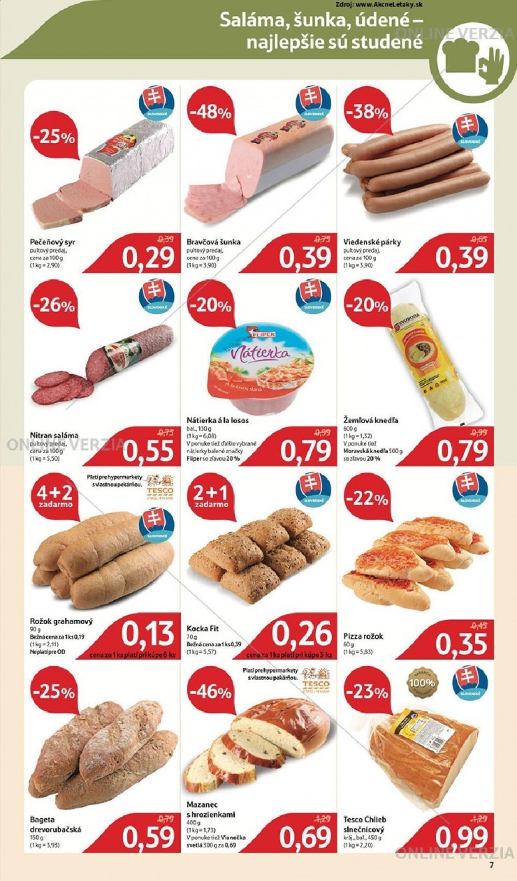 leták mimoriadný leták Tesco strana 7 leták mimoriadný leták Tesco strana 7