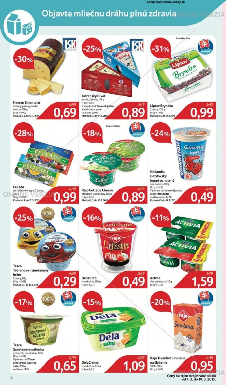 leták mimoriadný leták Tesco strana 8 leták mimoriadný leták Tesco strana 8