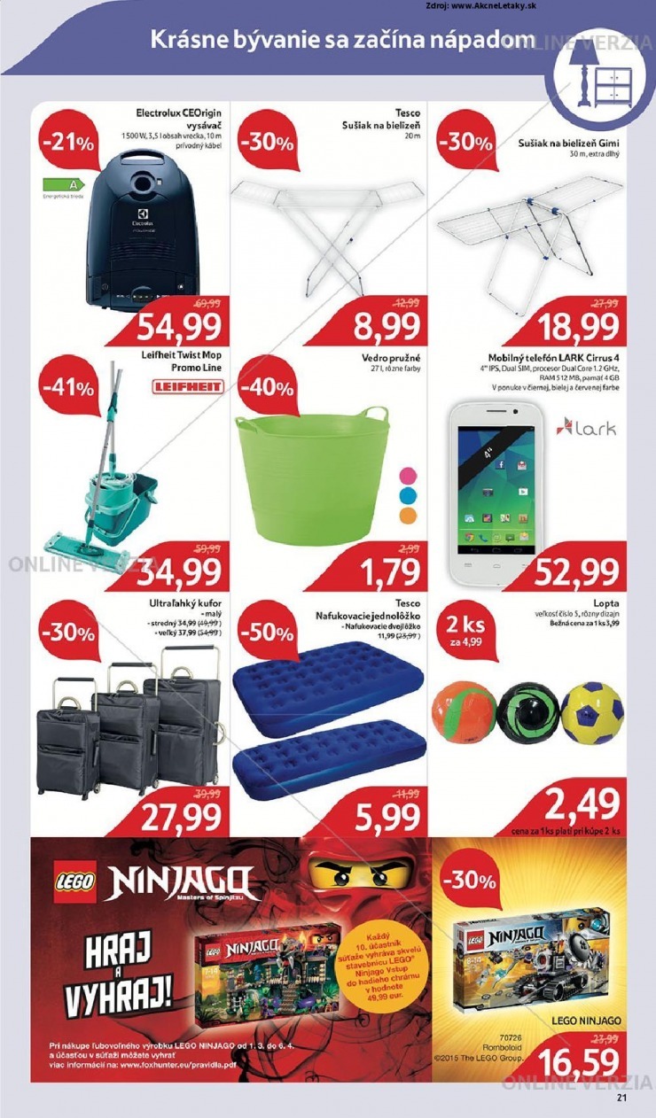 leták mimoriadný leták Tesco strana 21 leták mimoriadný leták Tesco strana 21