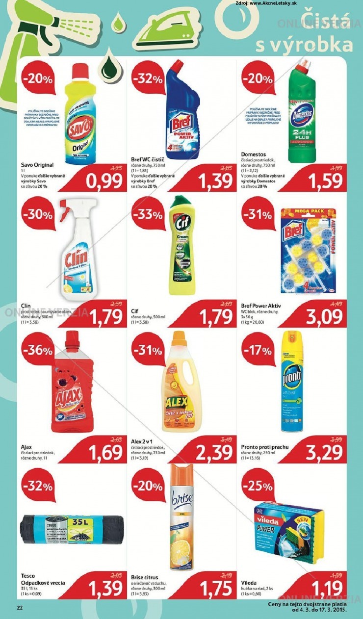 leták mimoriadný leták Tesco strana 22 leták mimoriadný leták Tesco strana 22