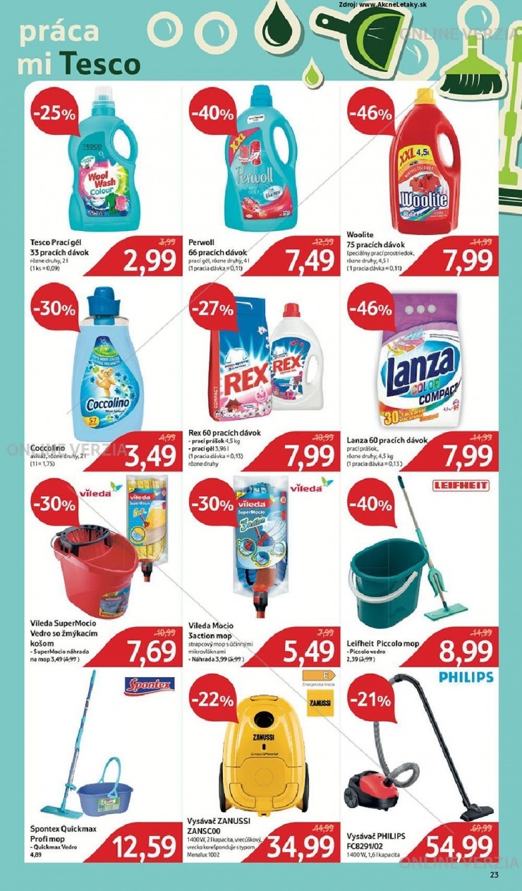leták mimoriadný leták Tesco strana 23 leták mimoriadný leták Tesco strana 23