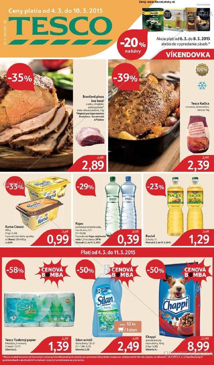 leták Tesco akciový leták strana 1 leták Tesco akciový leták strana 1
