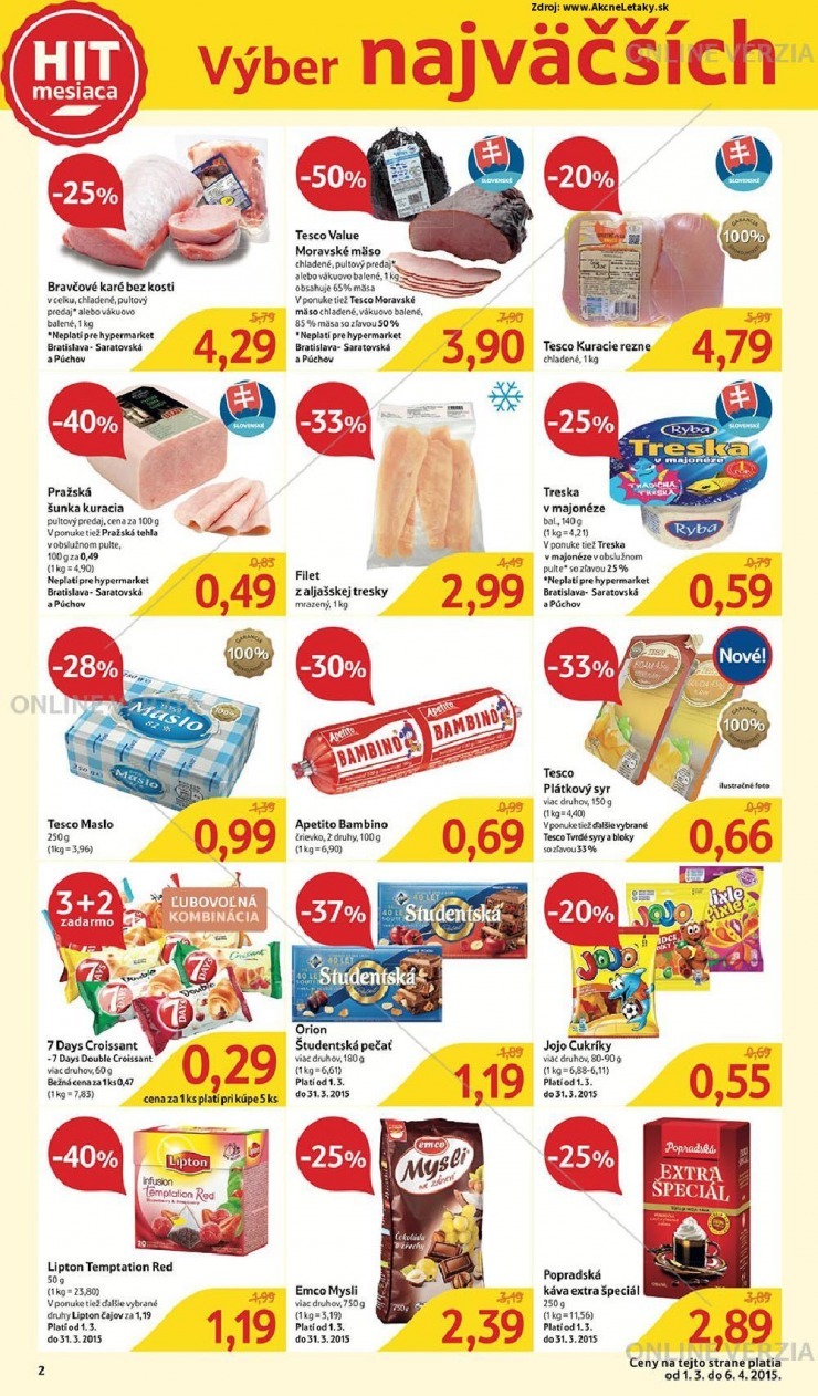 leták Tesco akciový leták strana 2 leták Tesco akciový leták strana 2