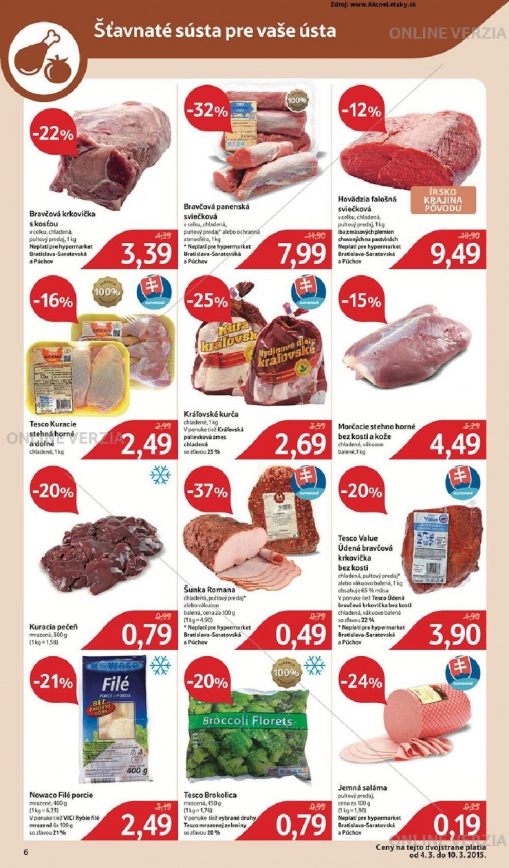 leták Tesco akciový leták strana 6 leták Tesco akciový leták strana 6