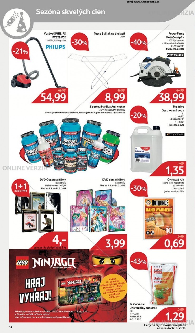 leták Tesco akciový leták strana 14 leták Tesco akciový leták strana 14