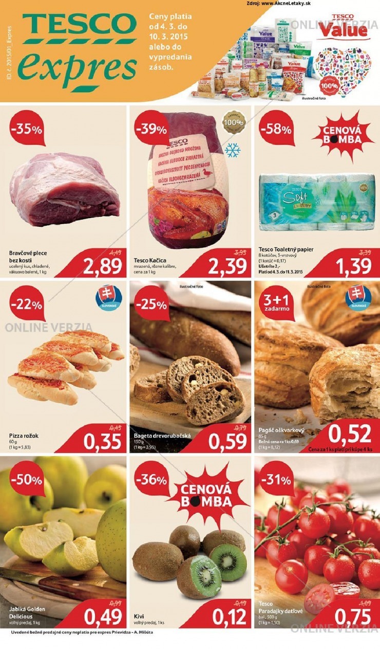 leták Tesco leták - Expresy strana 1 leták Tesco leták - Expresy strana 1