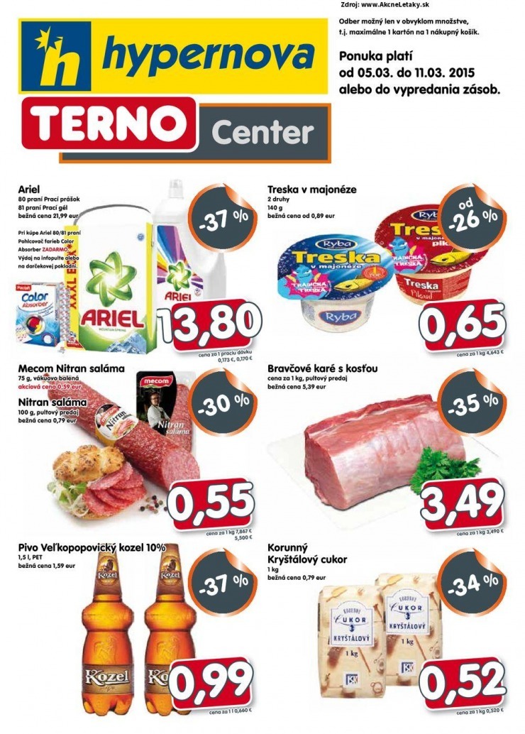leták aktuálna ponuka Hypernova strana 1 leták aktuálna ponuka Hypernova strana 1