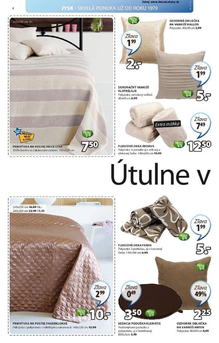 leták Jysk akciový leták strana 4 leták Jysk akciový leták strana 4