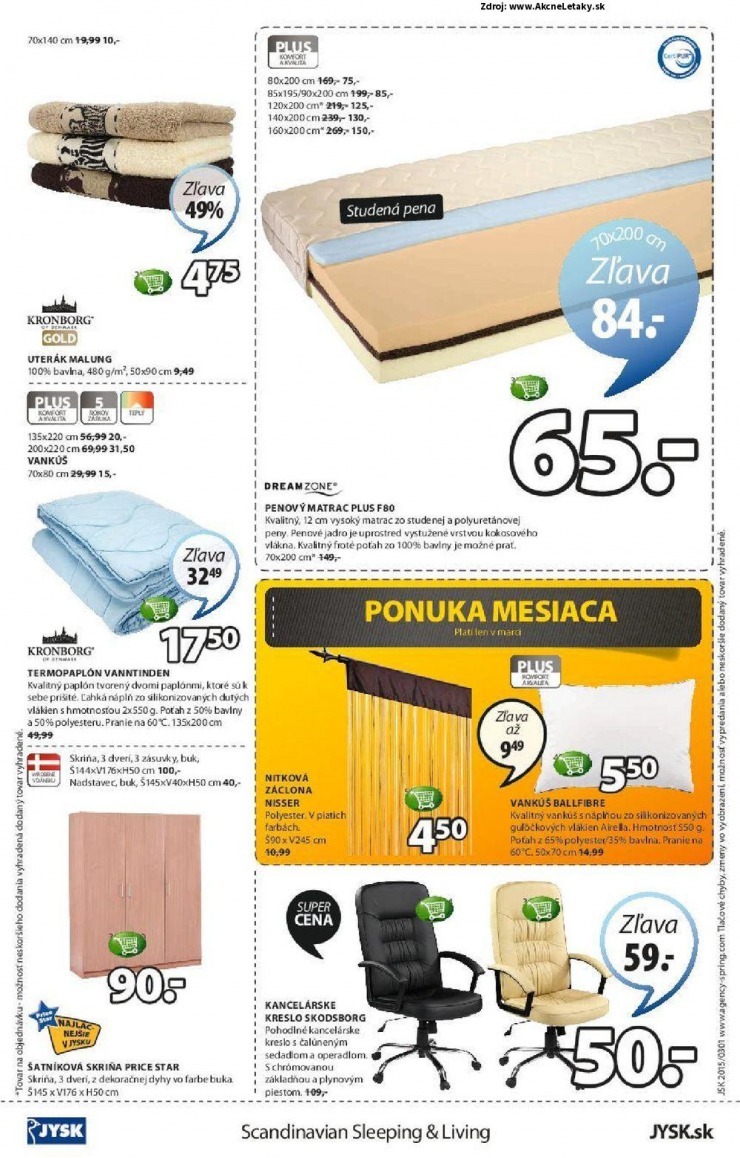 leták Jysk akciový leták strana 16 leták Jysk akciový leták strana 16