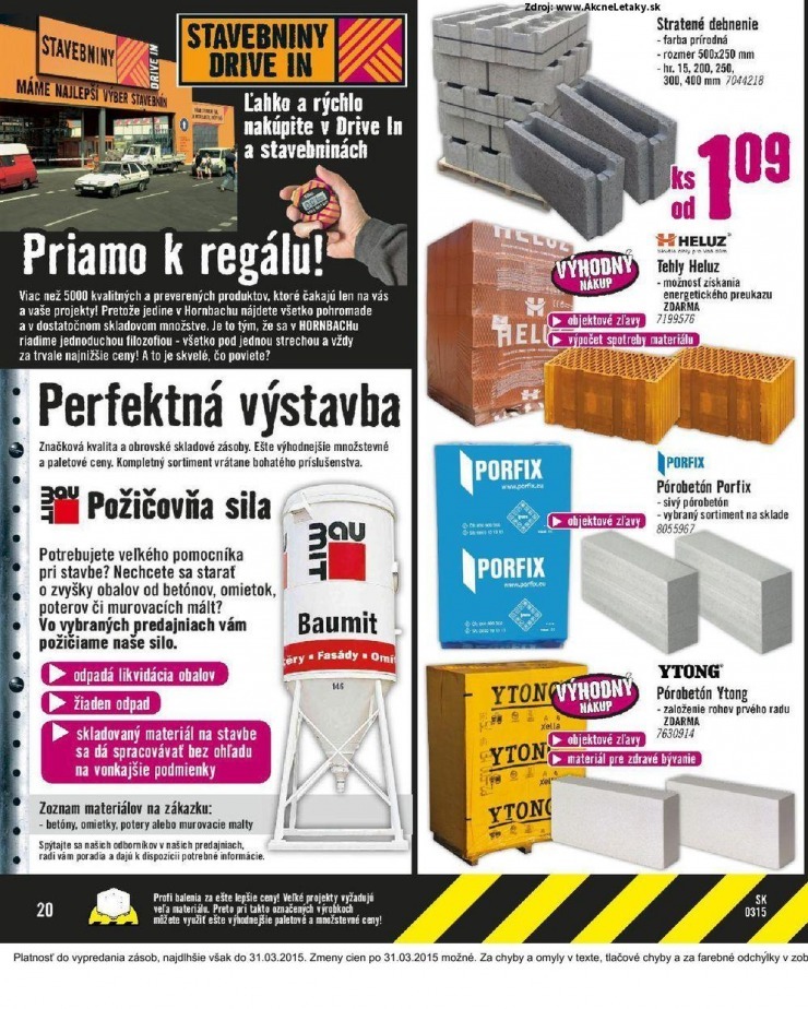leták HORNBACH akciový leták strana 20 leták HORNBACH akciový leták strana 20