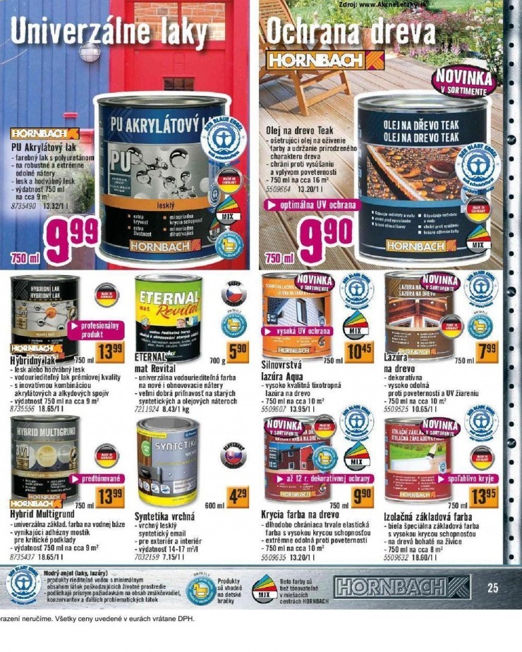 leták HORNBACH akciový leták strana 25 leták HORNBACH akciový leták strana 25