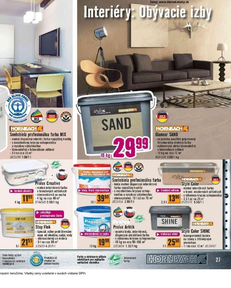 leták HORNBACH akciový leták strana 27 leták HORNBACH akciový leták strana 27
