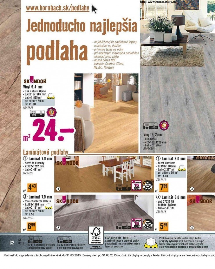 leták HORNBACH akciový leták strana 32 leták HORNBACH akciový leták strana 32