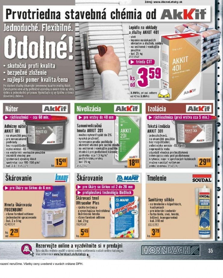 leták HORNBACH akciový leták strana 35 leták HORNBACH akciový leták strana 35