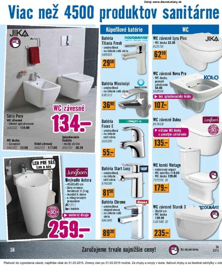 leták HORNBACH akciový leták strana 36 leták HORNBACH akciový leták strana 36